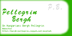 pellegrin bergh business card